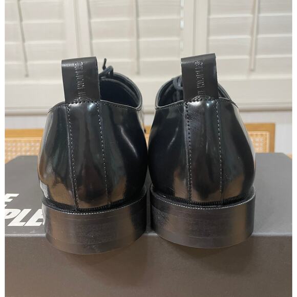 The Kooples Men's Black Patent Leather Derbies Dress Shoes Size 8 US 42 EU NIB - Picture 9 of 13